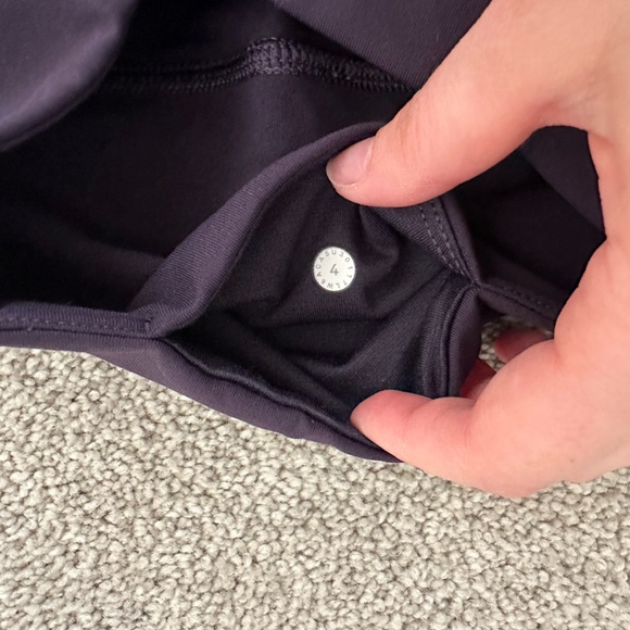 Lululemon Anew Crop (21") Black Grape Purple 4 - Picture 7 of 8